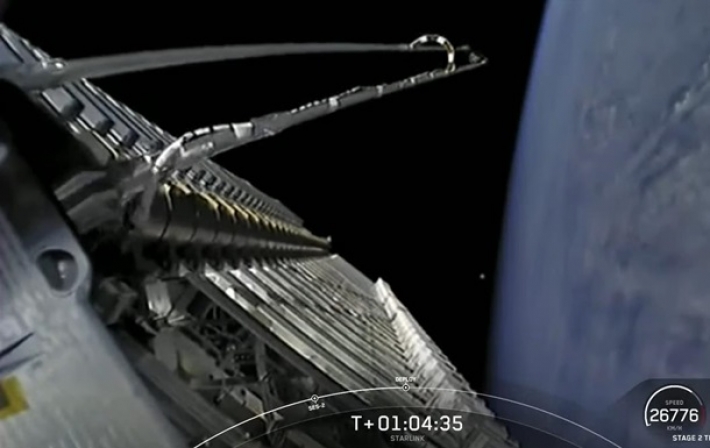 SpaceX вывела на орбиту новую партию спутников Starlink (видео)