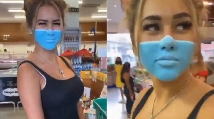 Туристы на Бали одурачили охрану супермаркета нарисованной маской, и теперь им грозит депортация (видео)