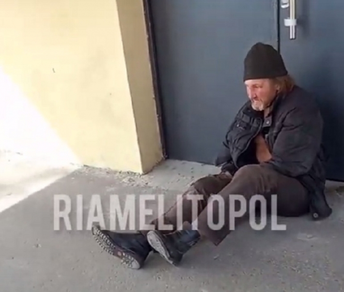 Сценки из жизни бомжей шокировали посетителей мелитопольского ТМО (видео)