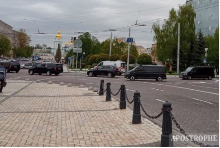 Перекрытые дороги и много полиции: как в Киеве встречают Блинкена, эксклюзивные фото и видео