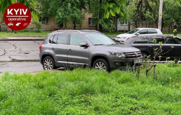 В Киеве сняли на фото "уникального" героя парковки - его не пугает даже штраф