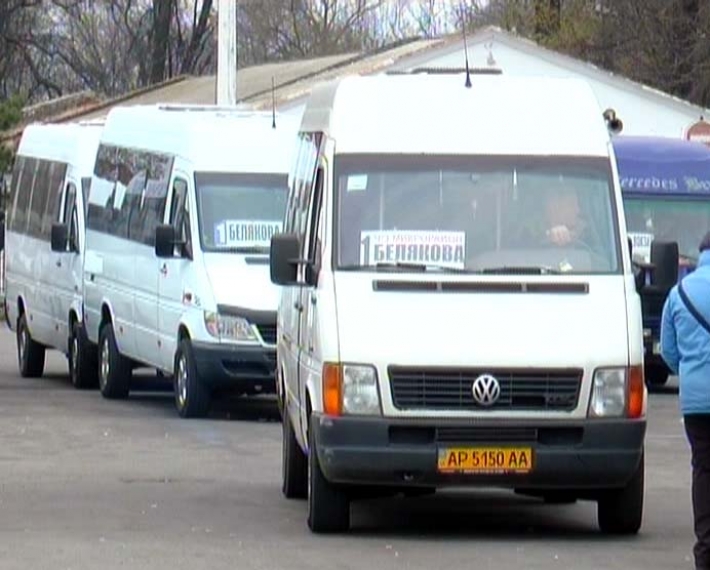 В маршрутках Мелитополя свои карантинные ограничения (видео)