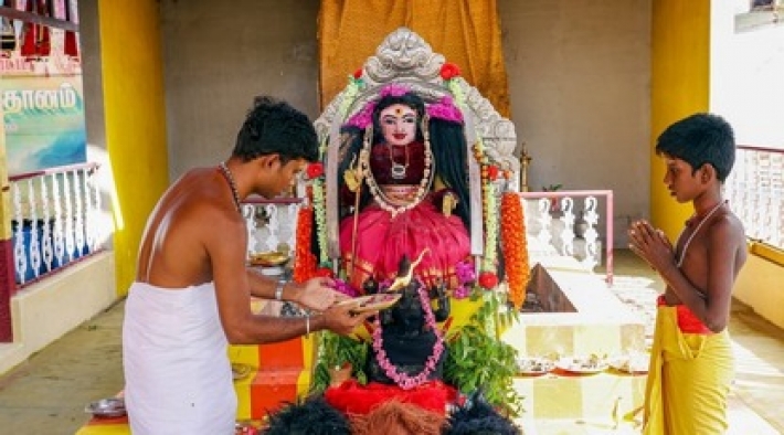 В Индии появилась богиня коронавируса, и теперь люди постоянно молятся ей с просьбой отступить