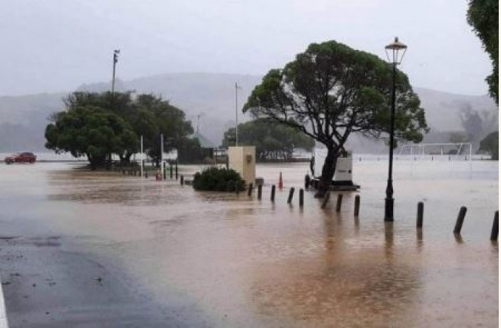 Сильнейшие за 100 лет ливни вызвали наводнение в Новой Зеландии (фото)