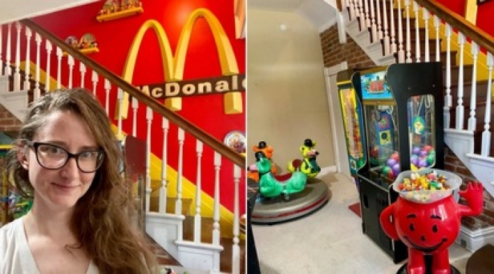 Муж и жена превратили дом в храм поклонников McDonald’s (фото)