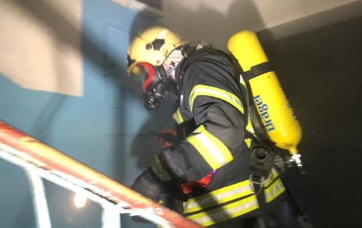 В Одессе при пожаре в общежитии пострадал студент