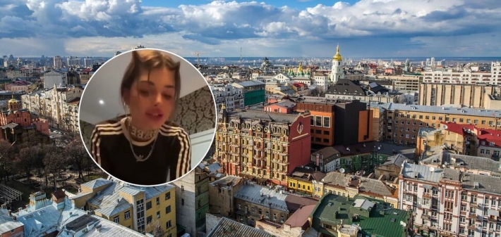 В Киеве скандальная блогерша в прямом эфире употребляла "белый порошок" и алкоголь (Видео)