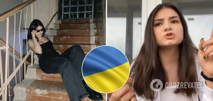 Девушка оскорбила в Instagram украинский язык, заявив, что его надо запретить. Видео с "извинениями"