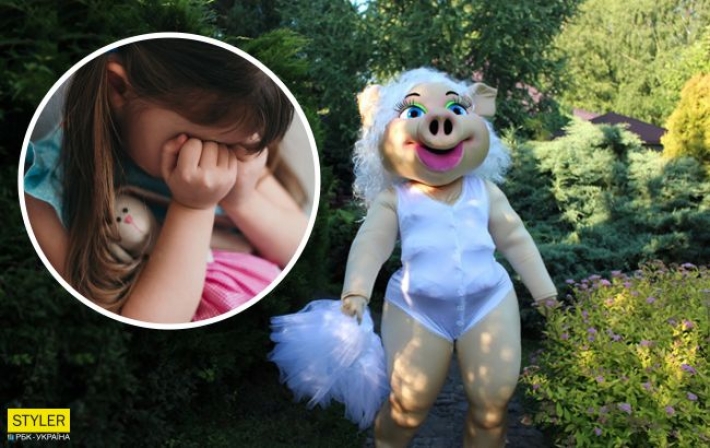 Детский центр во Львове заманивает клиентов стриптизом от свиньи Каролины: странные фото и видео
