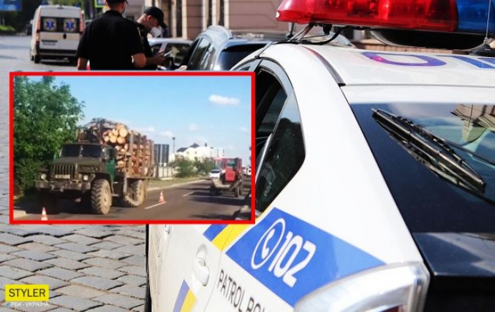 Под Ровно у грузовика отлетело колесо и оторвало пешеходу руку: молодой человек погиб (видео)