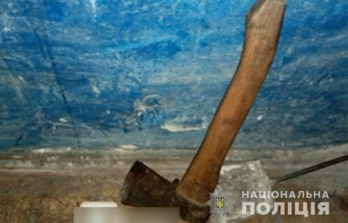 Под Киевом мужчина с топором устроил кровавые разборки с братом: фото и видео
