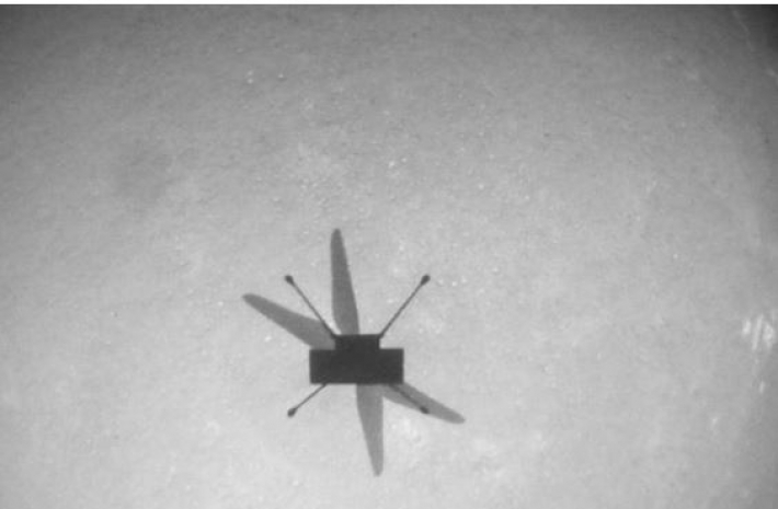 Вертолет NASA совершил восьмой полет на Марсе (видео)