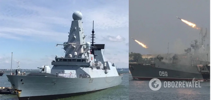 В России заявили, что обстреляли британский эсминец: англичане опровергли