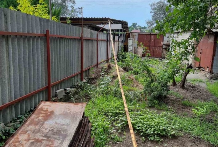 В Мелитополе упавший дом повредил газопровод (фото)