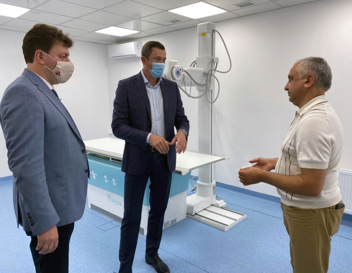 Министру показали, как выглядит обновленное отделение экстренной медицинской помощи Запорожской облбольницы