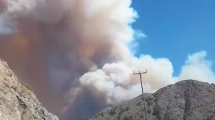 На знаменитом мировом курорте вспыхнул "адский" лесной пожар (видео)
