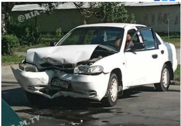ДТП в Мелитополе - водителю стало плохо за рулем автомобиля