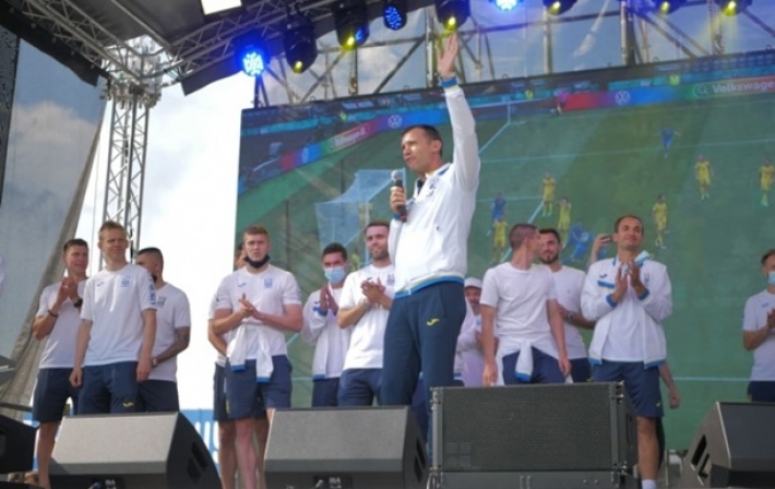 Сборная Украины вернулась в Киев с ЕВРО-2020