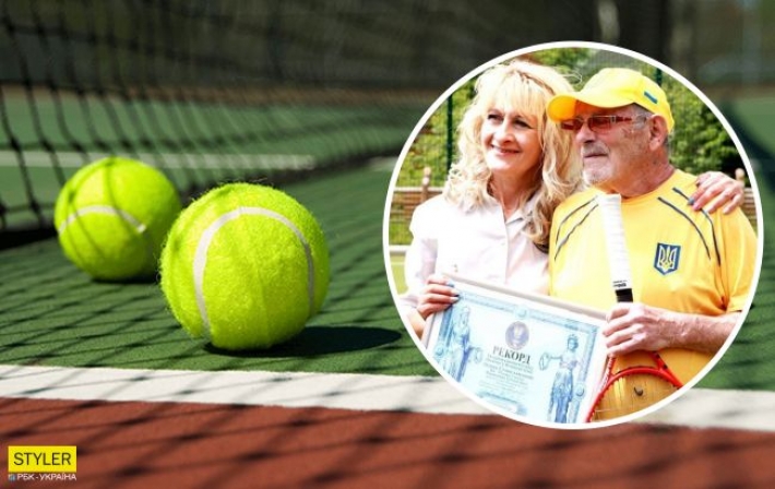 97-летний украинец попал в Книгу рекордов Гиннеса за игру в теннис: фото героя