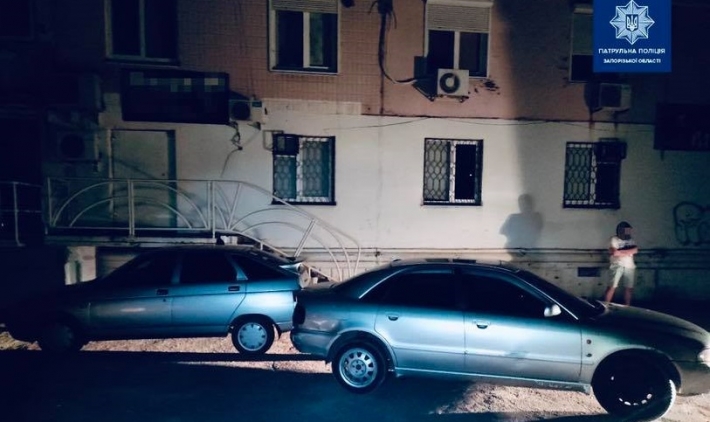 В Запорожье пьяный водитель без прав попал в ДТП (фото)