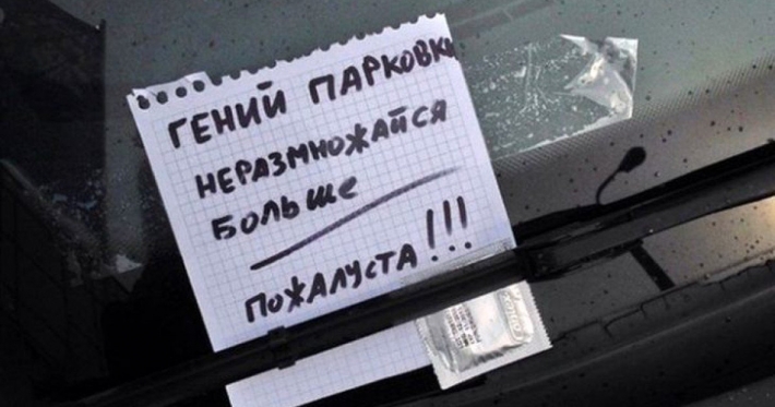 "Гении парковки" переехали из Мелитополя в Кирилловку (фото, видео)