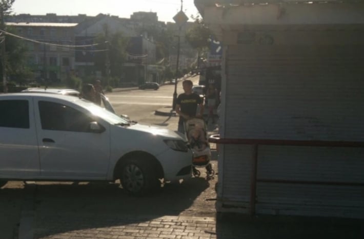 В Мелитополе автоледи записалась в автохамы (фото)