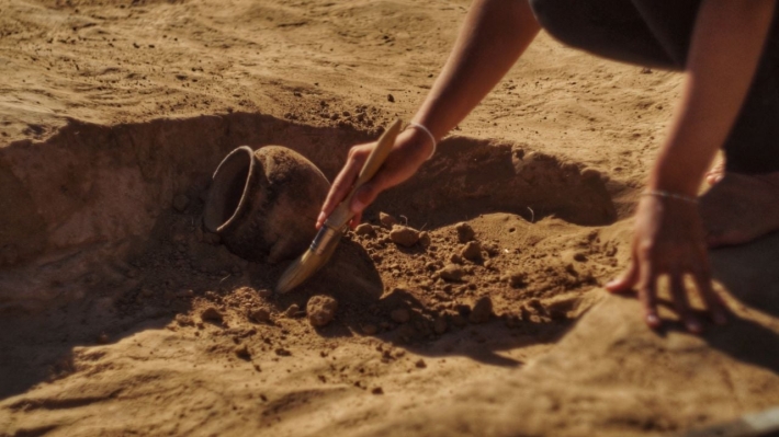 Запорожские археологи и волонтеры проводят раскопки (видео)