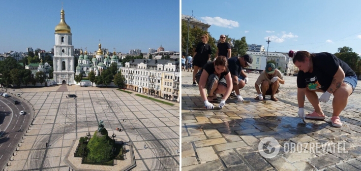 Alyona Alyona пришла отмывать следы после скандального дрифта в центре Киева