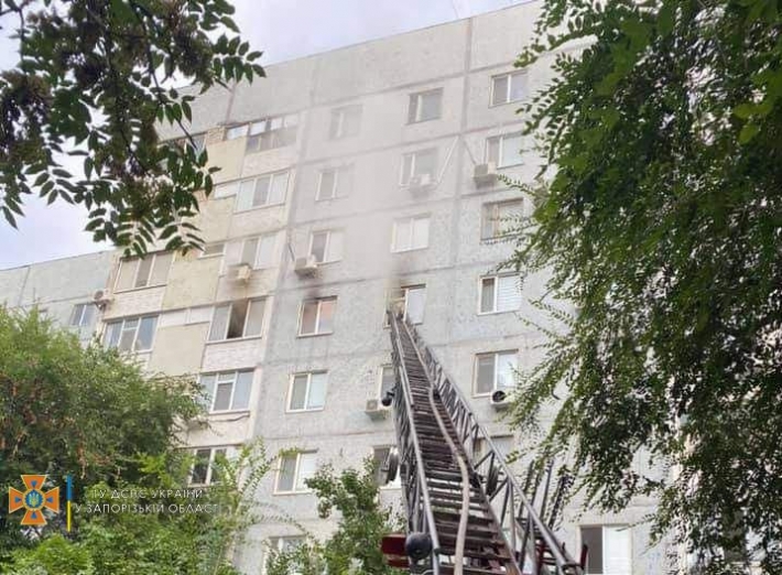 В Запорожской области женщина заживо сгорела в квартире (фото)