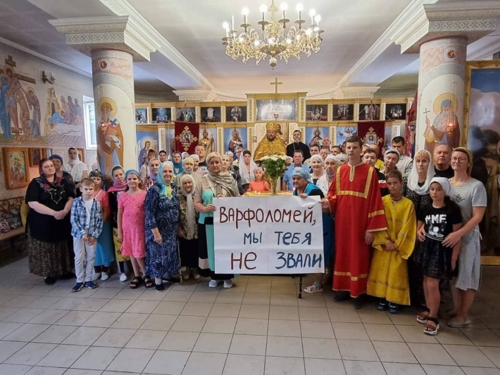 В Мелитополе священники организовали флешмоб (фото)