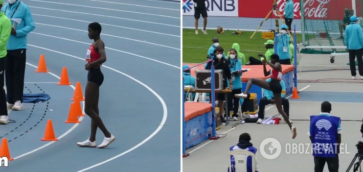 Кенийская легкоатлетка взяла высоту необычным способом, который не использовался 60 лет