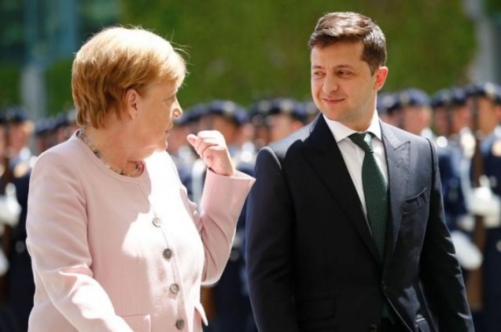 В Киеве началась встреча Зеленского с Меркель