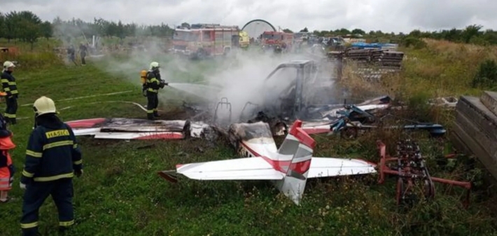 В Словакии разбился самолет, есть погибшие. Фото и все подробности