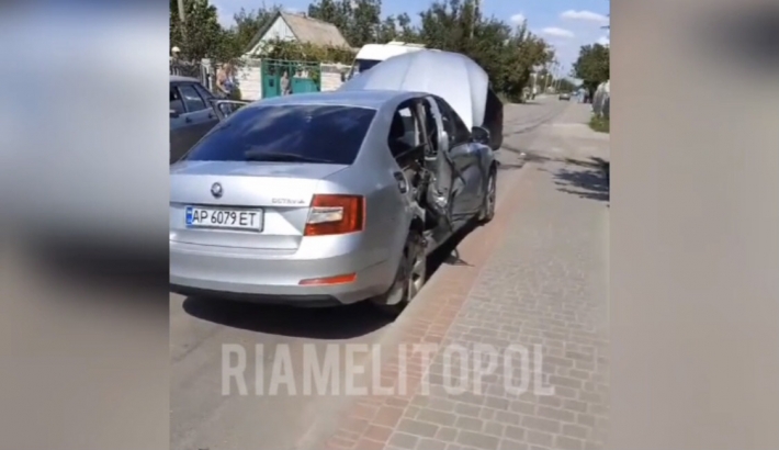 В Мелитополе произошло серьезное ДТП (видео)
