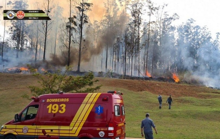 В Бразилии упал самолет, есть жертвы