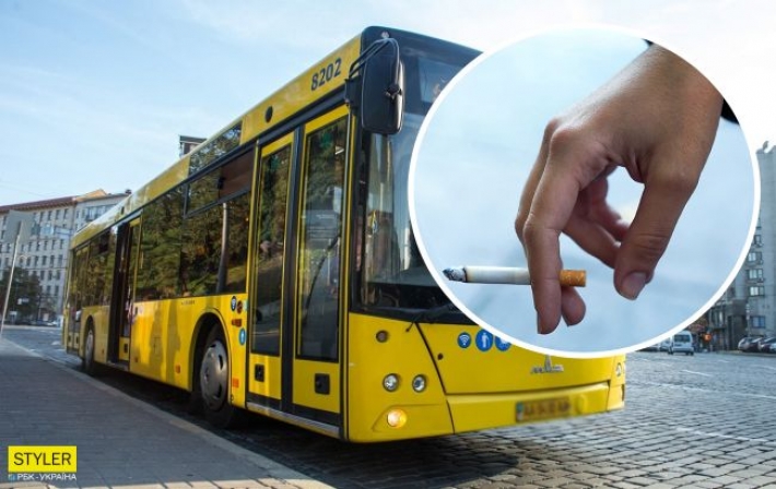 В Киеве водитель автобуса отличился неадекватным поведением, но его поддержали