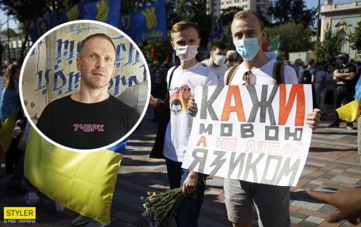 В Харькове владелец заведения попал в языковой скандал: "я живу в Украине, к сожалению" (видео)