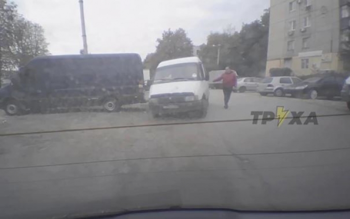 В Харькове угнали авто с картошкой "в счет зарплаты" (видео)