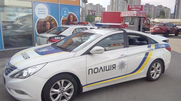 В Краматорске на переходе авто полиции сбило женщину с ребенком (видео)
