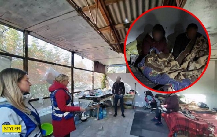 В Киеве обнаружили младенца в заброшенном здании: мать ребенка была пьяна