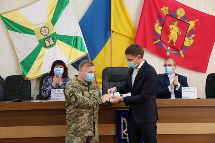 Кто в Мелитополе медали «За службу Украине» получил (фото, видео)
