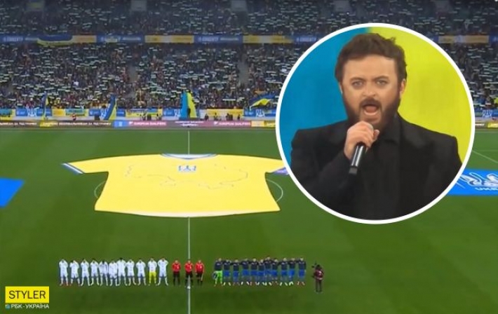 Дзидзьо покорил исполнением гимна Украины на футбольном матче во Львове: это невероятно!