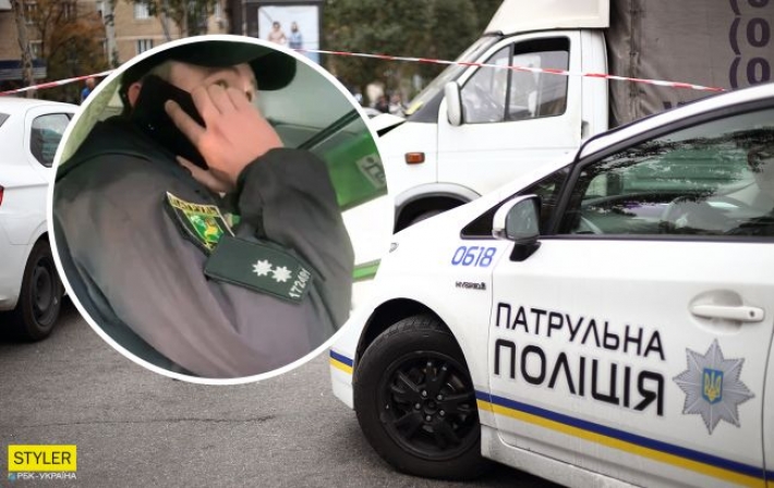 В Харькове маршрутчик обругал и "взял в плен" полицейского: видео скандала