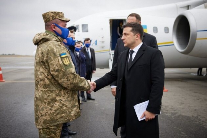 Президент Зеленский прибыл в Запорожье