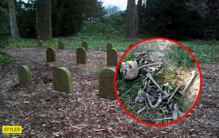 Под Сумами на кладбище для животных нашли останки человека: лежали прямо на могиле