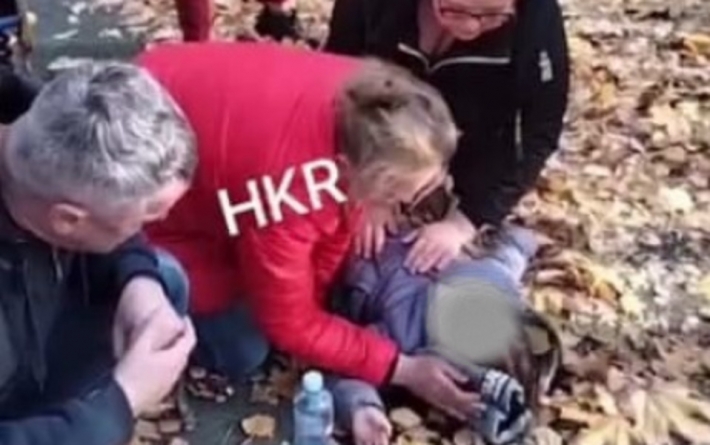 В Кривом Роге на 4-летнюю девочку, которая каталась на качелях, упало дерево (Видео)
