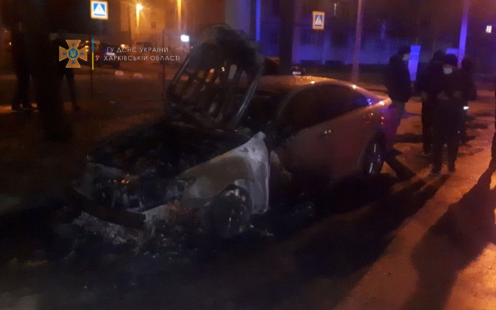 В Харькове сожгли авто новоиспечённому прокурору: фото
