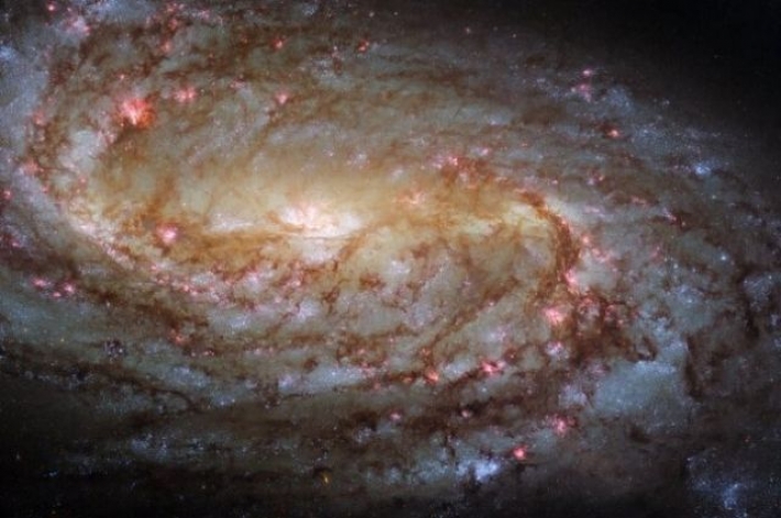 Телескоп Hubble сделал фото спиральной галактики в созвездии Льва