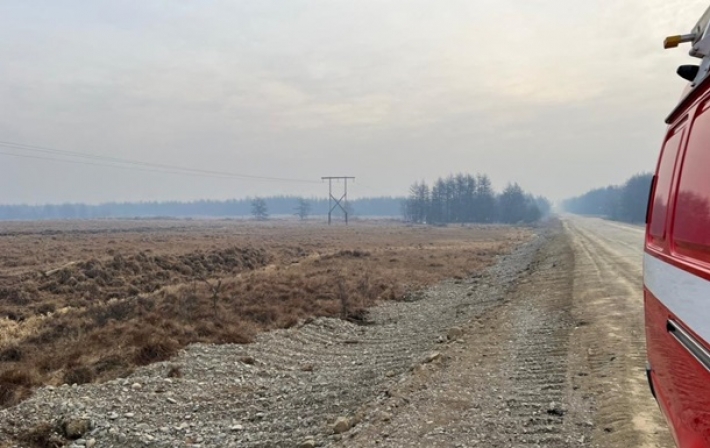 Российская тундра загорелась в 15-градусный мороз (видео)