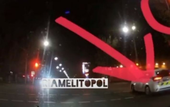 В Мелитополе полицейские показали как ездить нельзя (видео)